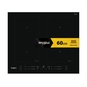 Whirlpool Table de cuisson WL S3160 BF Noir Induction vitroceramic Frontal