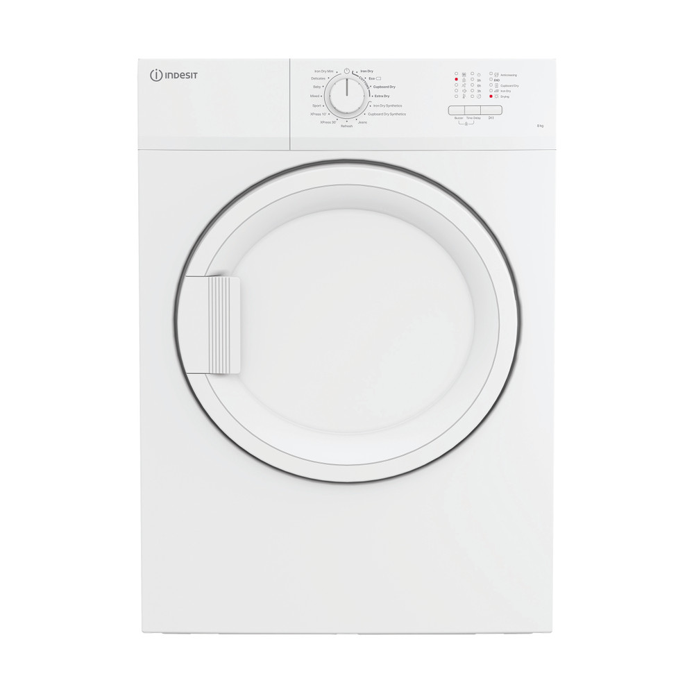 Indesit Dryer C  YD A81 WWGL UK White Frontal