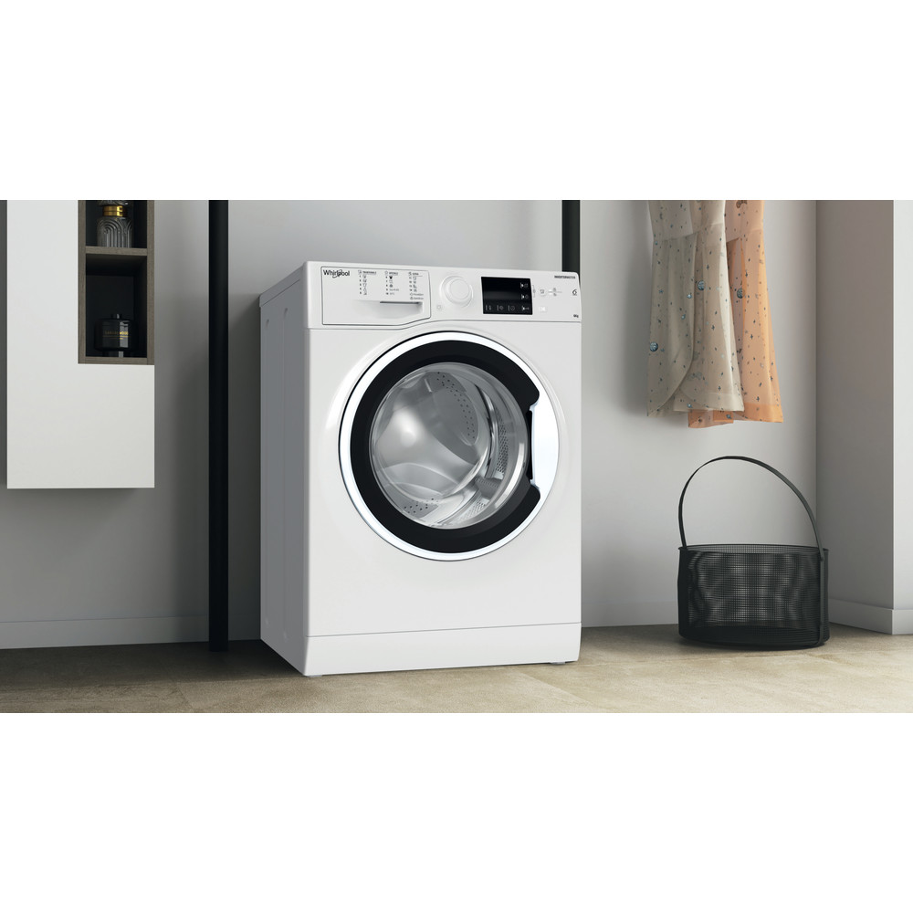 Whirlpool Maşină de spălat rufe Independent WRBSB 6249 W EU Alb Încărcare frontală C Lifestyle perspective