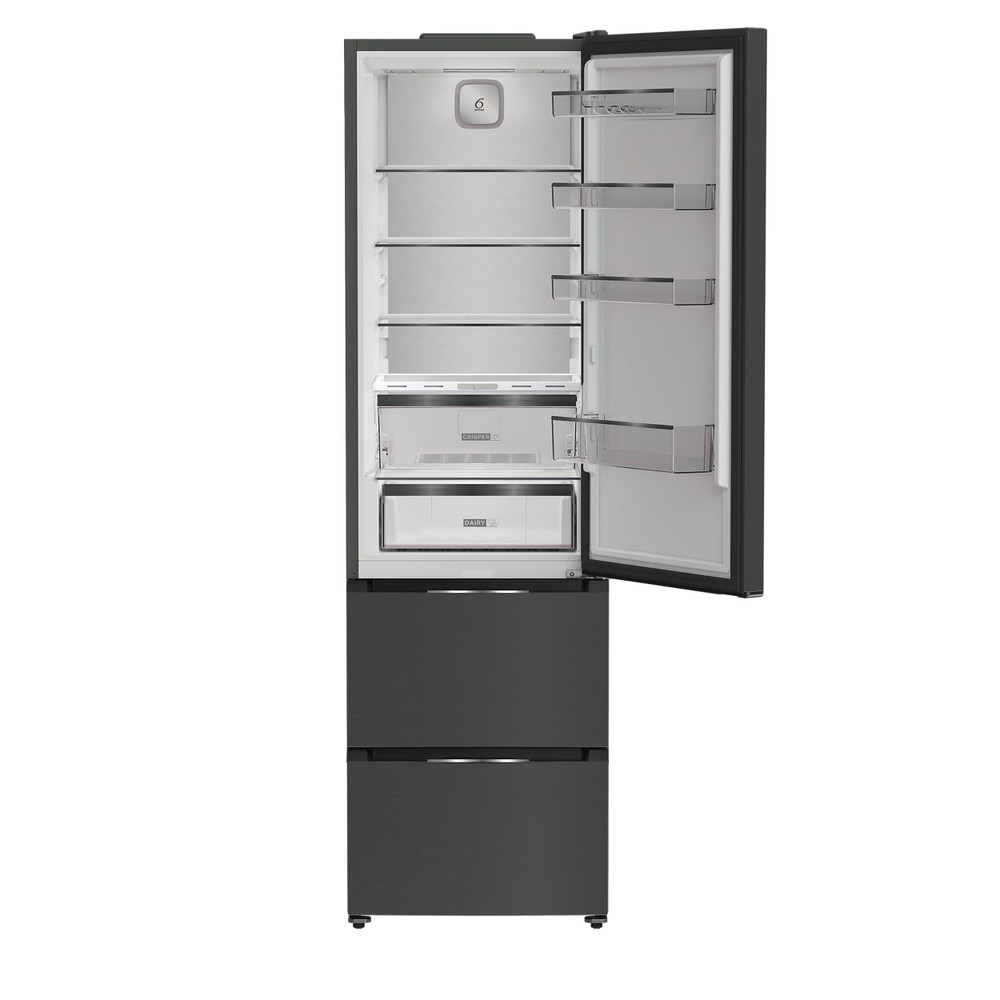 Whirlpool Hűtő/fagyasztó kombináció Szabadonálló WHKF 6353 XBR6E ARC 764 Manhattan Gray 2 doors Frontal open