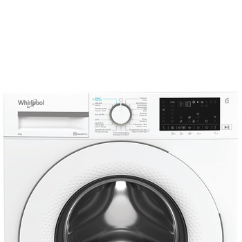 Whirlpool Lave-linge Pose-libre WAM 87W BE Blanc Frontal A Control panel
