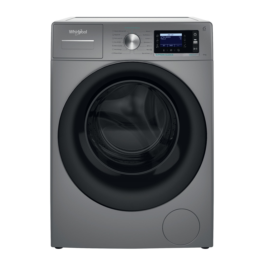 Whirlpool Maşină de spălat rufe Independent W6 98S SILENCE EE Silver Încărcare frontală A Frontal