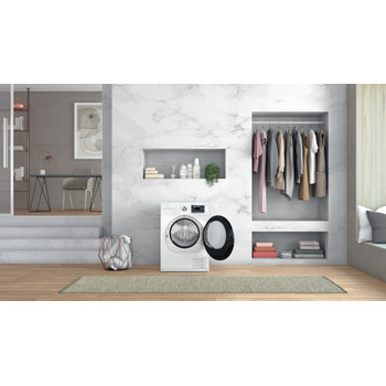 Whirlpool Szárító W7 D94WB EE Fehér Lifestyle frontal open