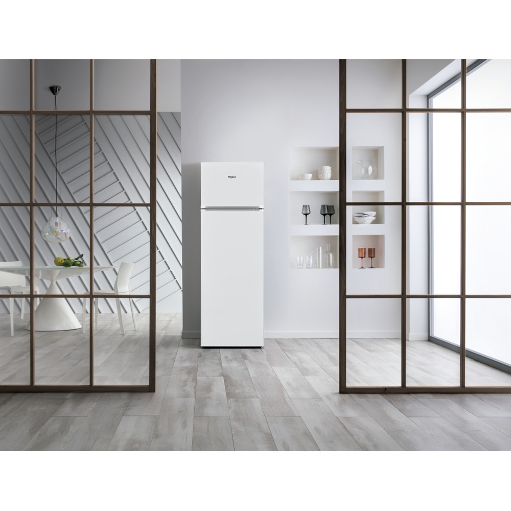 Whirlpool Combinación de frigorífico / congelador Libre instalación W55TM 6110 W 1 Blanco 2 doors Lifestyle frontal open