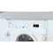 Indesit Washing machine Built-in BI WMIL 71252 UK N White Front loader E Lifestyle control panel
