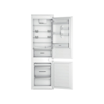 Whirlpool Réfrigérateur combiné Encastrable WHC18D021C2 SF Blanc 2 portes Frontal open