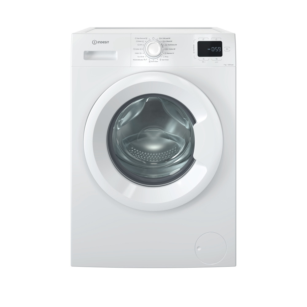 Indesit Πλυντήριο ρούχων Ελεύθερο IM 762 MY TIME EE Λευκό Front loader A Frontal