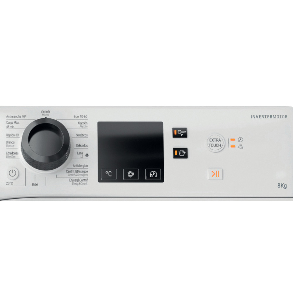 Hotpoint_Ariston Lavadora Libre instalación NWS 8469 WK SPT Blanco Cargador frontal A Program