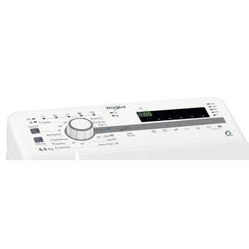 Whirlpool Mosógép Szabadonálló TDLR 65230SS EU/N Fehér Felültöltős D Control panel