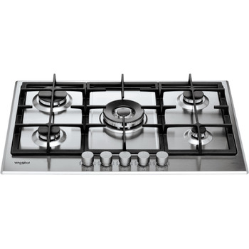 Whirlpool Table de cuisson GMAL 7522/IXL Inox Ixelium GAS Frontal top down