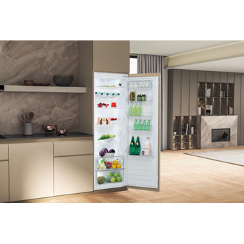 Whirlpool Refrigerador Encastre ARG 180702 Blanco Lifestyle perspective open