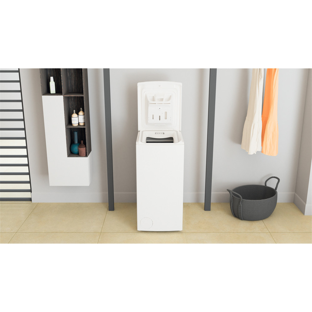 Whirlpool Пральна машина Соло TDLR 6040S EU/N Білий Top loader відсутній Lifestyle frontal open