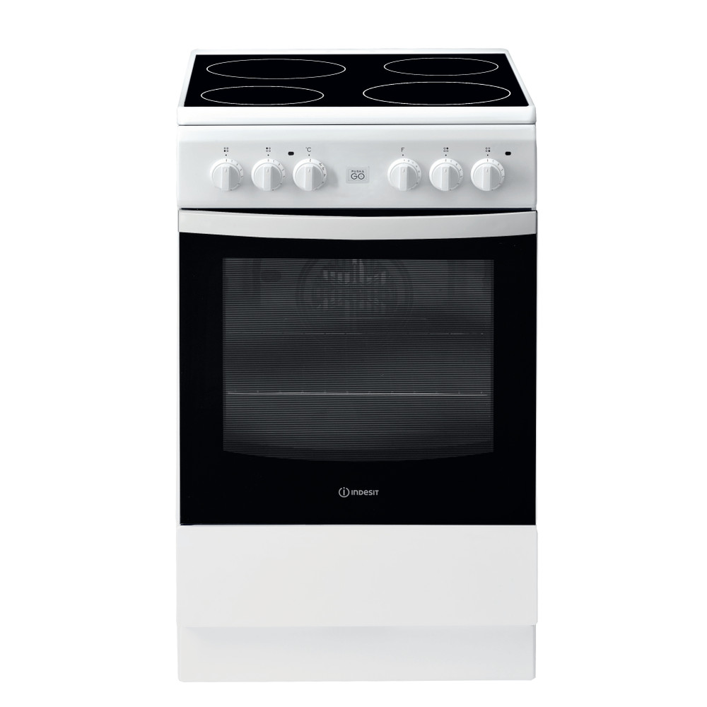 „Indesit“ Viryklė IS5V8GMW/E Balta Electrical Frontal