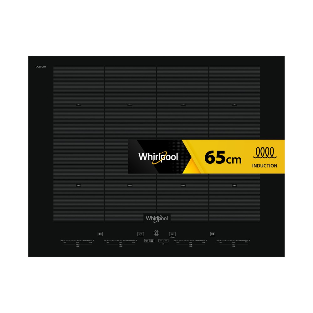 Whirlpool Encimera SMO 658C/NE Negro Induction vitroceramic Frontal