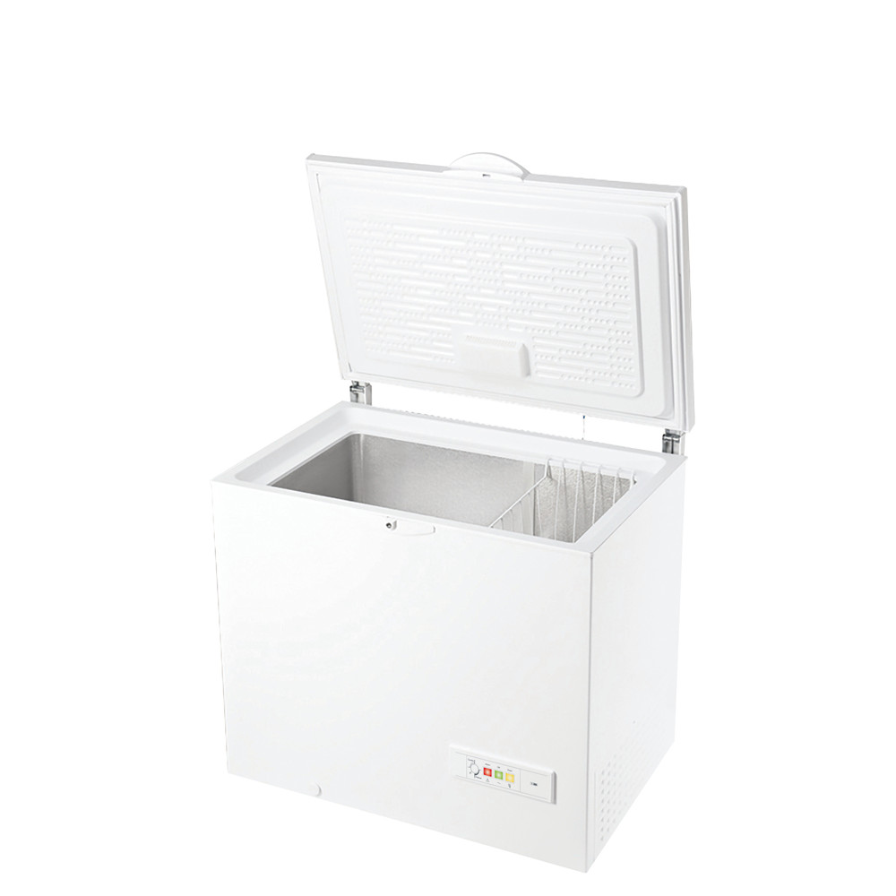 Indesit Freezer Free-standing OS 2A 250 H2 1 White Perspective open