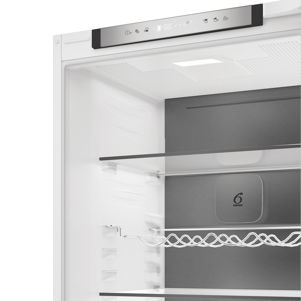 Whirlpool Kombinovaná chladnička s mrazničkou Vestavné WHK2 5293 B5E1 Zinc Metal 2 doors Filter