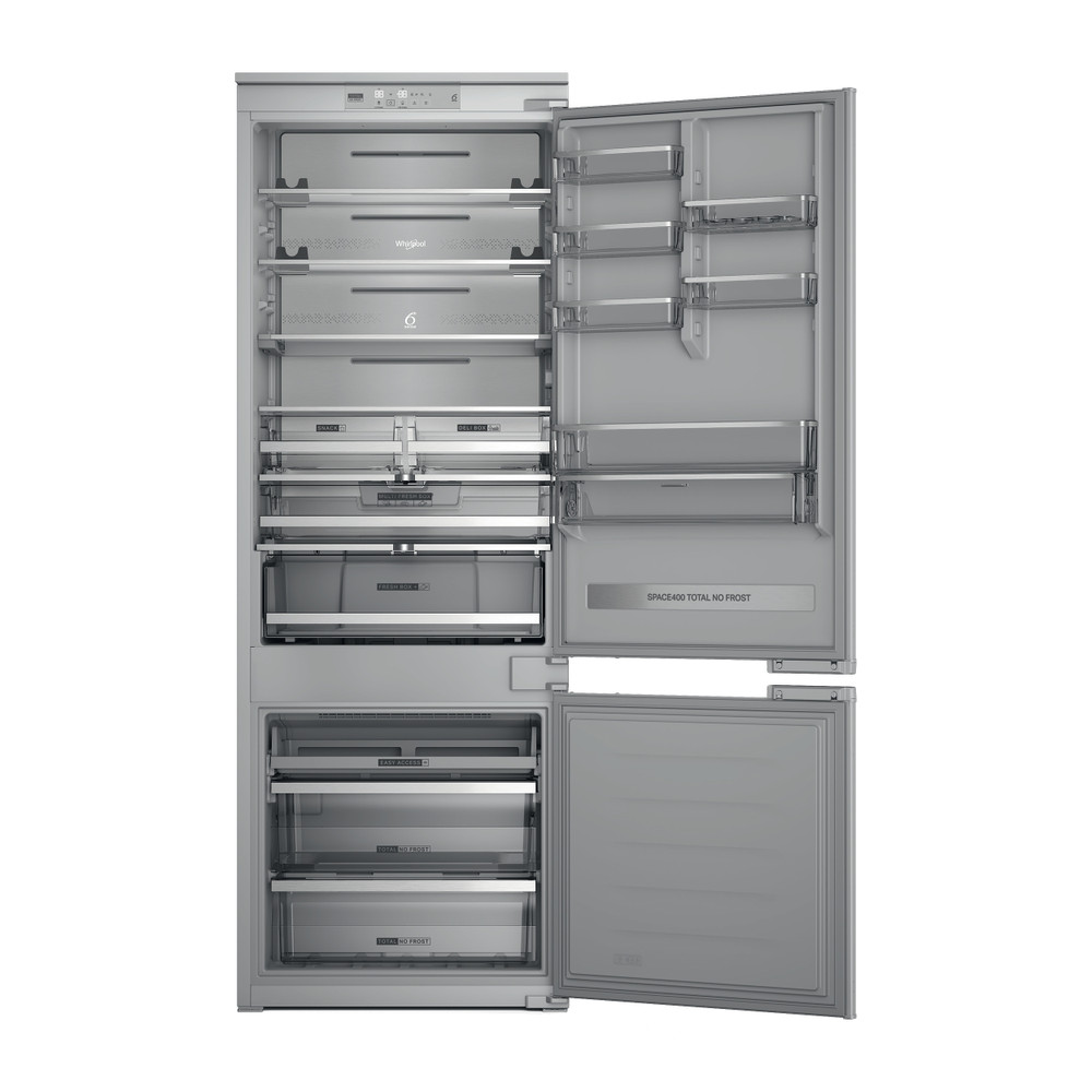 Whirlpool Racitor-congelator combinat Încorporabil WH SP70 T262 P Gri 2 doors Frontal open