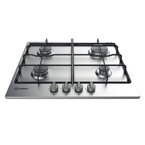 Indesit HOB THP 642 IX/I Inox GAS Frontal top down