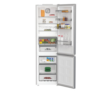 Whirlpool Холодильник з нижньою морозильною камерою. Соло WHK 26402 XP4E New Silver – ARC 1035 2 двері Lifestyle frontal open