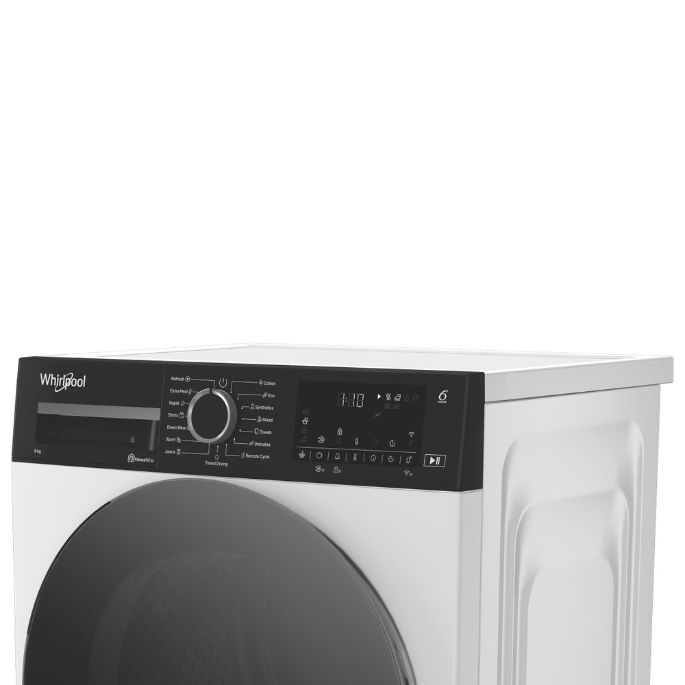 Whirlpool Dryr WPS D8X WBS EE Alb Lifestyle control panel