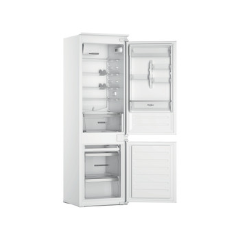 Whirlpool Kombinirani hladnjak Ugradbeni WHC18D011C1 SF Bijela 2 doors Perspective open