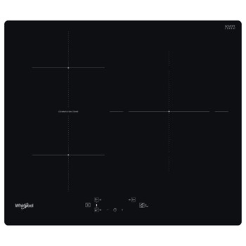 Whirlpool Encimera WB Q4860 NE Negro Induction vitroceramic Frontal