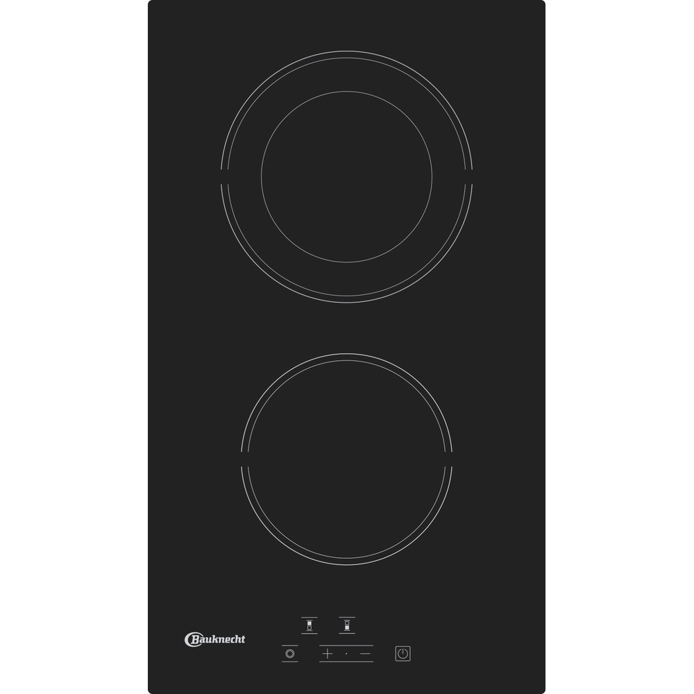 Bauknecht Table de cuisson BRD 4030 B Noir Radiant vitroceramic Frontal