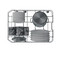 Indesit Посудомоечная машина Встроенная DSIE 2B10 Full-integrated A+ Rack
