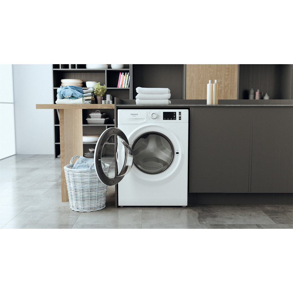Hotpoint_Ariston Lavadora Libre instalación NM11 925 WW A SPT N Blanco Cargador frontal B Lifestyle frontal open