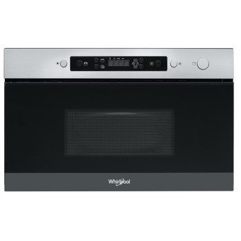 Whirlpool Mikrohullámú sütő Beépíthető AMW 4920/IX Rozsdamentes acél Elektromos 22 Mikrohullám+Grill funkció 750 Frontal