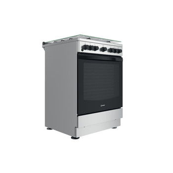Indesit Fogão IS67G4PHX/E Inox Gás Perspective