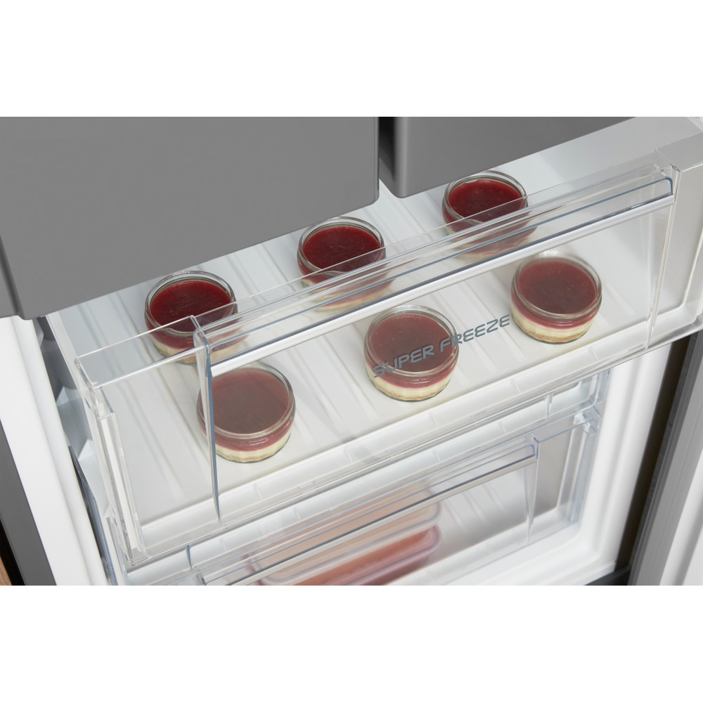 Hotpoint_Ariston Combiné Pose-libre E3D X1 Inox 3 portes Drawer