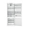 Whirlpool Kombinētais ledusskapis/saldētava Iebūvējams SP40 812 EU 2 Balts 2 doors Perspective open