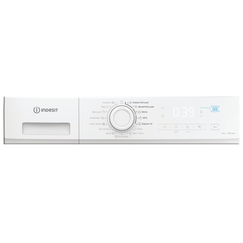 Indesit Πλυντήριο ρούχων Ελεύθερο IMA 762B MY TIME EE Λευκό Front loader A Program