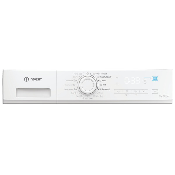 Indesit Πλυντήριο ρούχων Ελεύθερο IMA 762B MY TIME EE Λευκό Front loader A Program