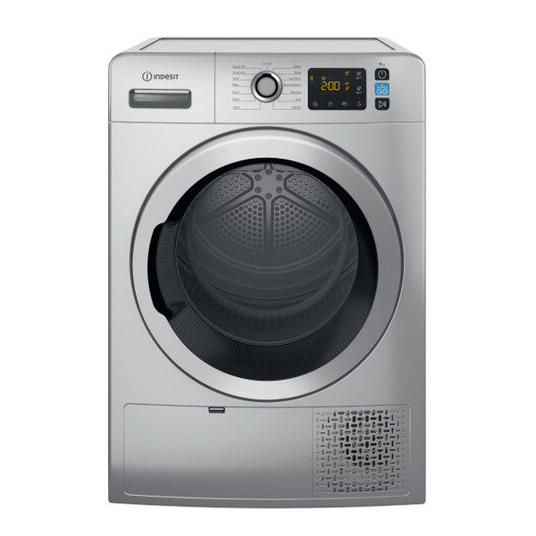 Indesit Dryer YT M11 92SS X UK Silver Frontal