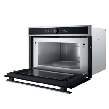 Whirlpool Мікрохвильова піч Вбудований (-а) WMD4I4MX Нержавіюча сталь Електронне 31 Мікрохвильова піч з функцією гриль 1000 Perspective open