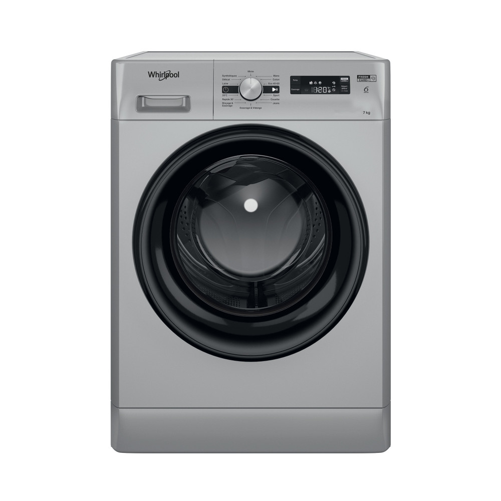 Whirlpool Lave-linge Pose-libre FFWS 7235 SB NA Argent Front loader A++ Frontal