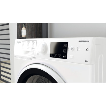 Whirlpool Mosógép Szabadonálló WRBSB 6249 W EU Fehér Elöltöltős C Lifestyle control panel