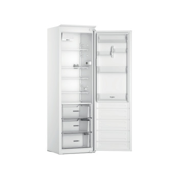 Whirlpool Koelkast Ingebouwd WHSD18A021B1 Staal Perspective open