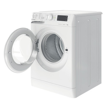 Indesit Máquina de lavar roupa Livre Instalação MTWE 81295 W SPT Branco Carga Frontal B Perspective open