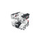 Whirlpool Indaplovė Laisvai pastatoma WFO 3T133 P 6.5 X Laisvai pastatoma D Perspective