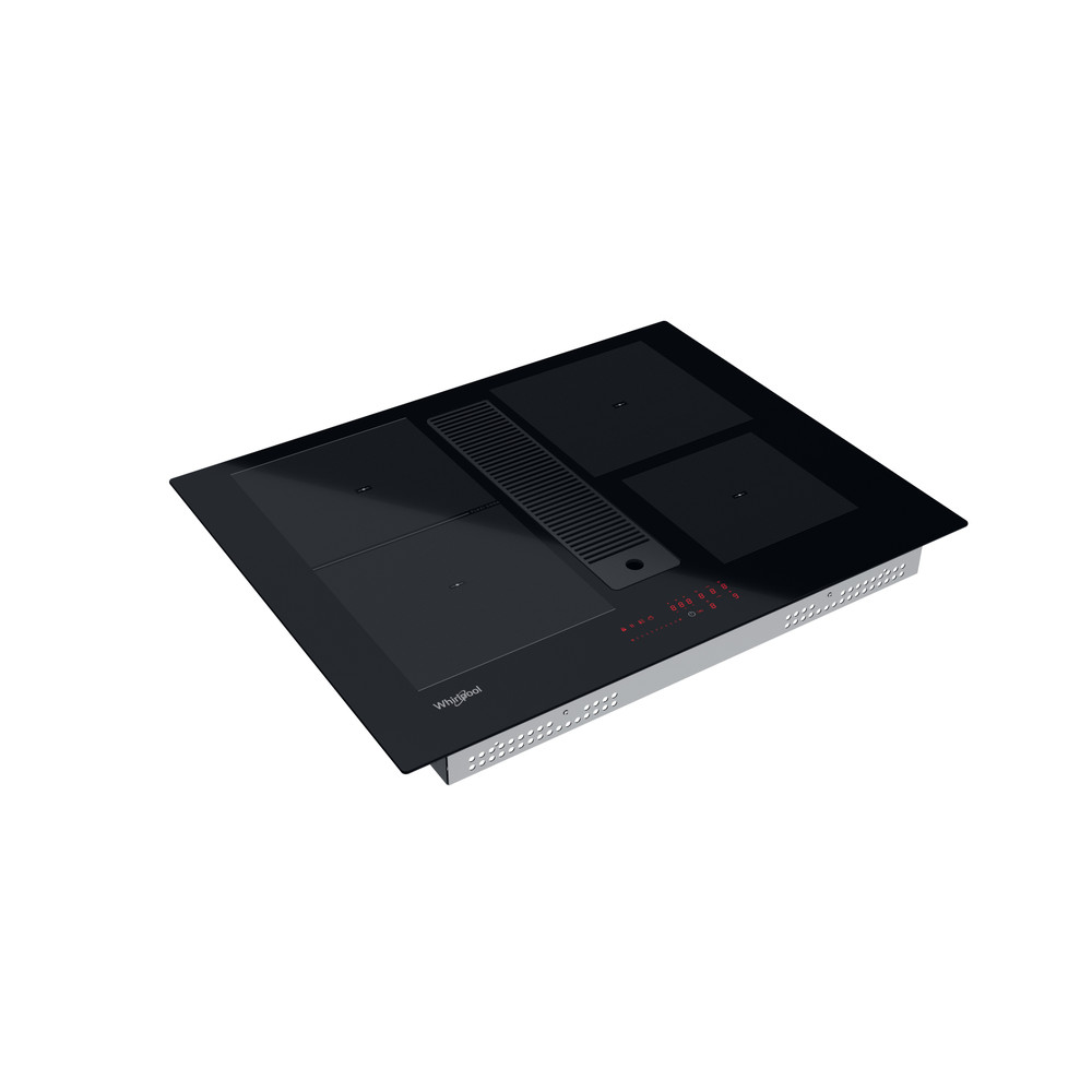 Whirlpool Venting cooktop WVH 1065B Čierna Perspective