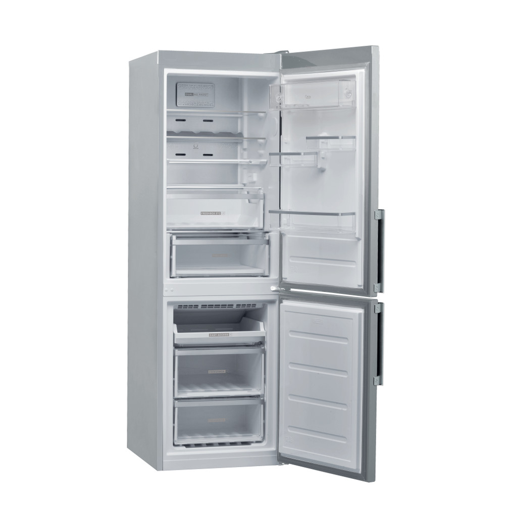 Whirlpool Kombinirani hladnjak Samostojeći W9 831D IX H Inox 2 doors Perspective open
