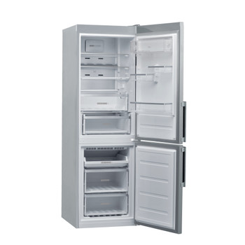 Whirlpool Kombinirani hladnjak Samostojeći W9 831D IX H Inox 2 doors Perspective open