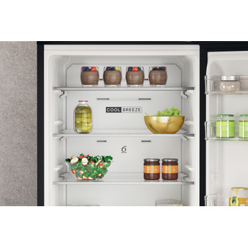 Whirlpool Hűtő/fagyasztó kombináció Szabadonálló W7X 93A K 1 Fekete 2 doors Lifestyle detail