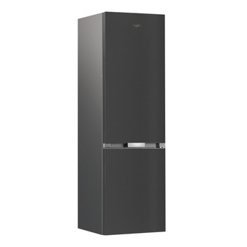 Whirlpool Hűtő/fagyasztó kombináció Szabadonálló WHK 25404 XBR5E Fekete 2 doors Perspective