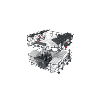 Whirlpool Vaatwasser Vrijstaand WFC 3C34 AP X Vrijstaand D Technical Translucent