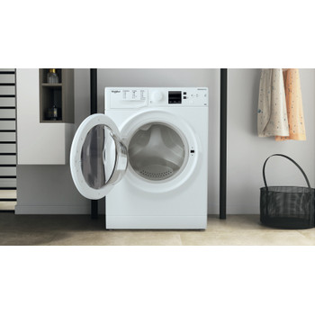 Whirlpool Práčka Voľne stojace WRBSS 6249 W EU Biela Spredu plnená C Lifestyle frontal open
