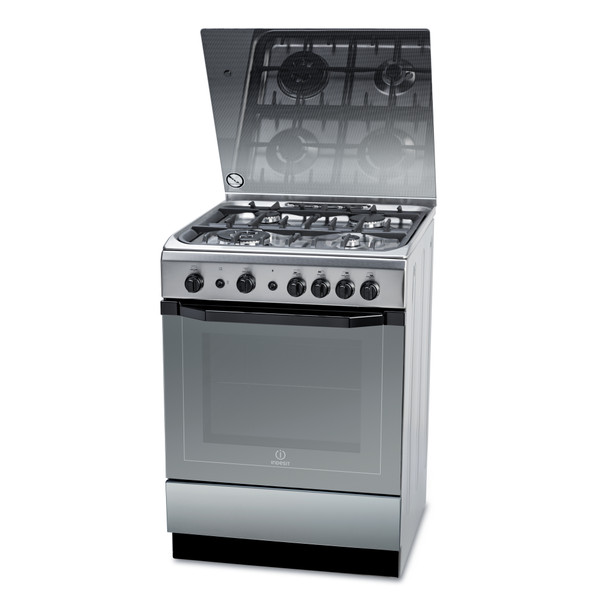 Indesit Cooker I6TG1G(X)GH/EX Inox Perspective